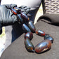 210 gr Big Necklace Indonesian Dark Blue Amber for Healing A11K17
