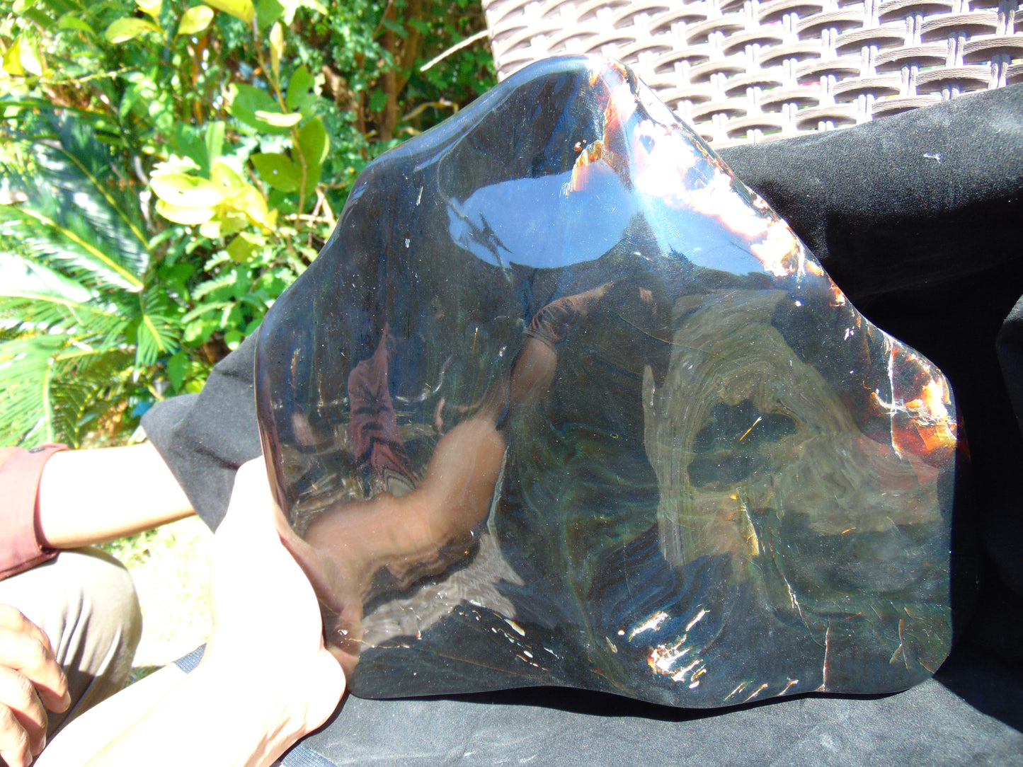 3239 gram Big Polished 280x250x50 mm Indonesia Blue Amber for Healing ML40