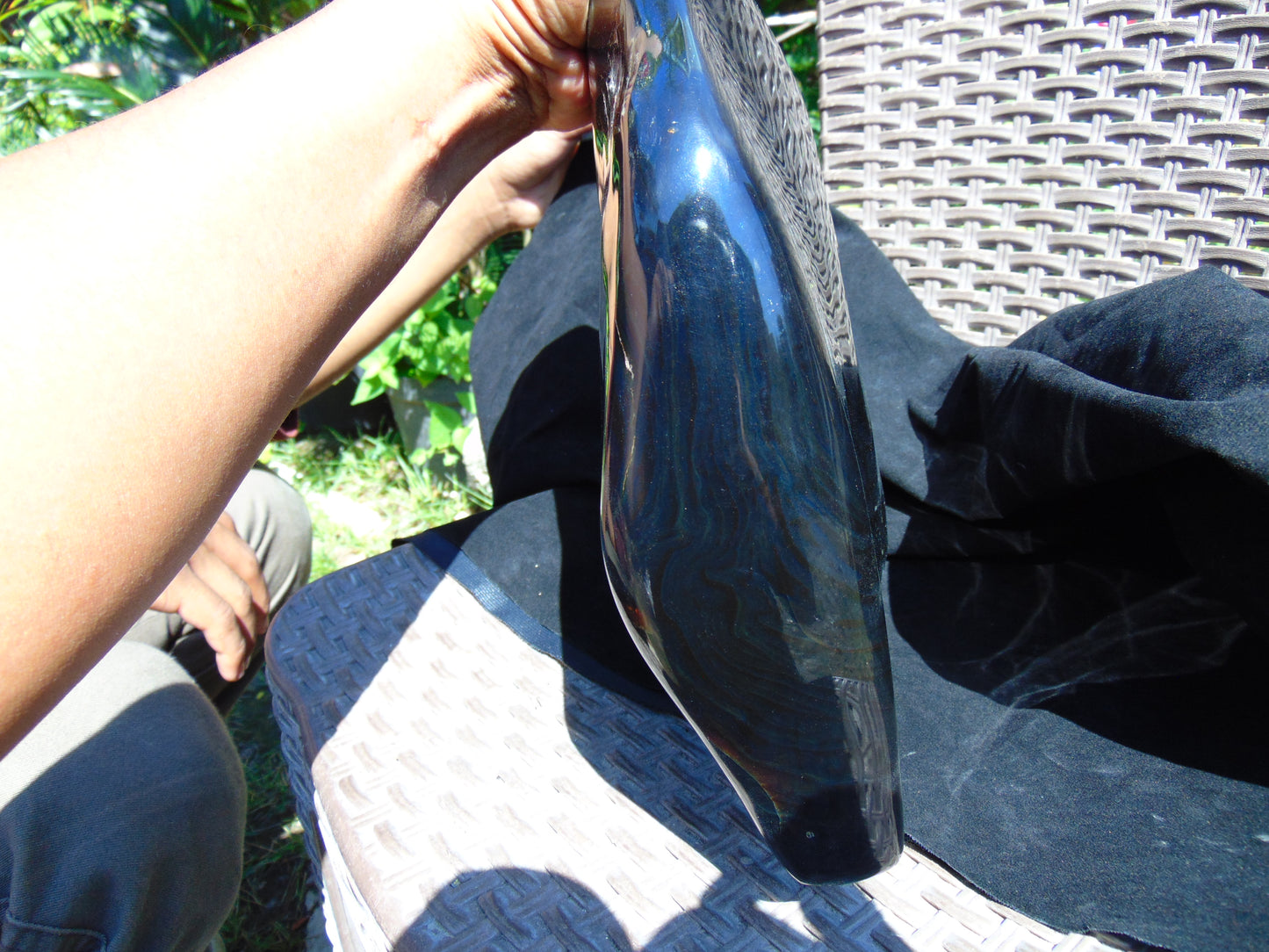 3239 gram Big Polished 280x250x50 mm Indonesia Blue Amber for Healing ML40