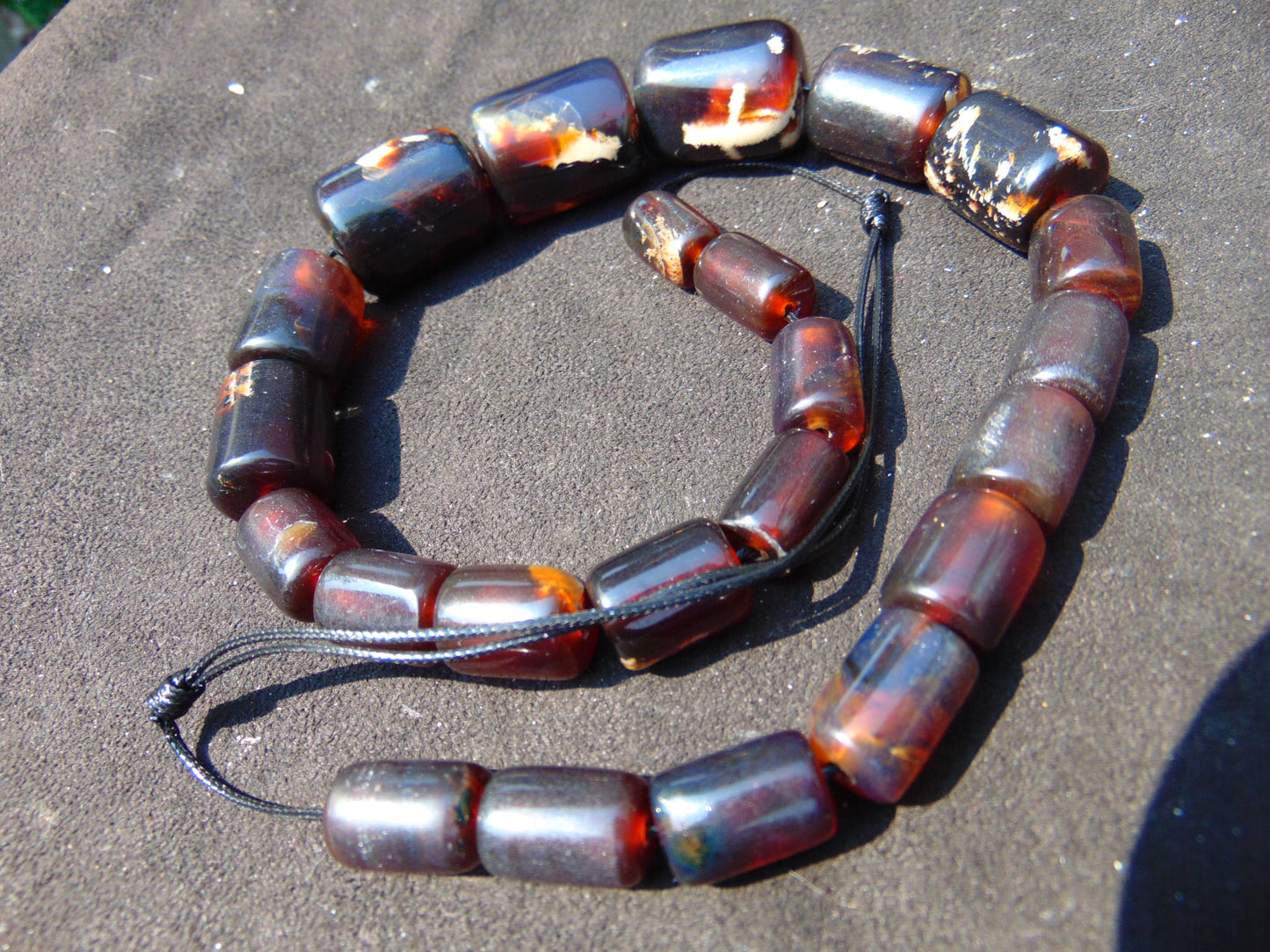 63 gram Small Beads Combination Necklace Indonesian Amber for Healing NE92
