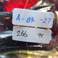 266 gr 9 beads Big Necklace Indonesian Cherry Red Blue Amber for Healing A9K27