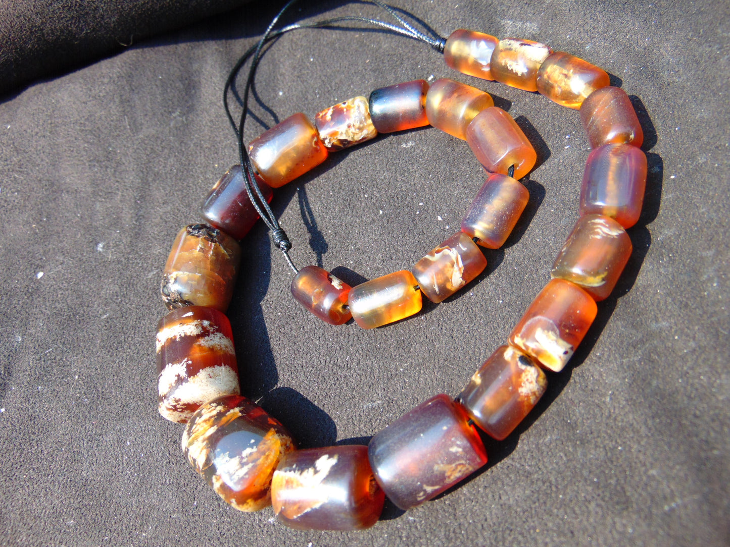 63 gram Small Beads Combination Necklace Indonesian Amber for Healing NE95