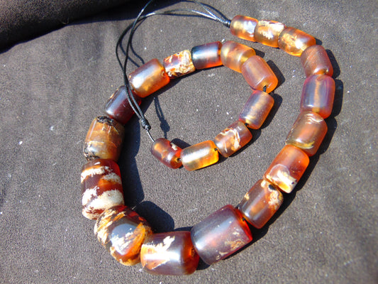 63 gram Small Beads Combination Necklace Indonesian Amber for Healing NE95