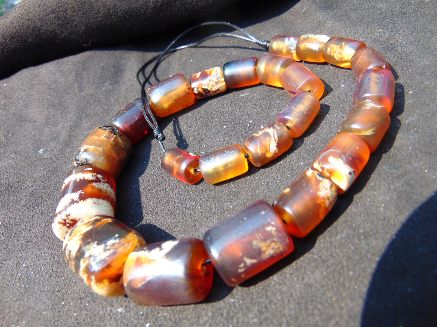 63 gram Small Beads Combination Necklace Indonesian Amber for Healing NE95