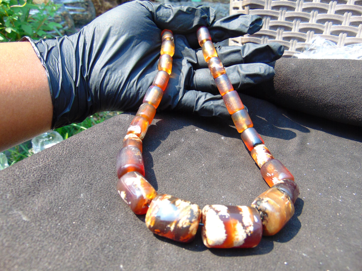 63 gram Small Beads Combination Necklace Indonesian Amber for Healing NE95
