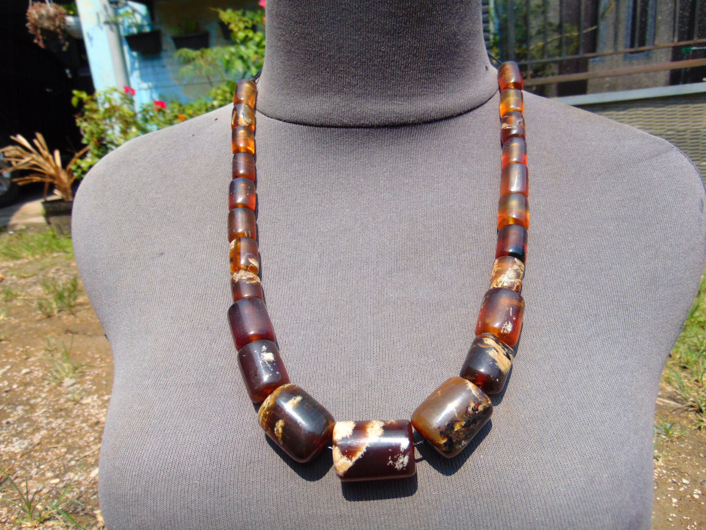 63 gram Small Beads Combination Necklace Indonesian Amber for Healing NE95