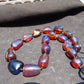 96 gr Small Beads Combination Necklace Indonesian Blue Amber for Healing A19K9