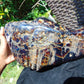 4670 gram Big Polished 310x210x140 mm Indonesia Dark Blue Amber for Healing EU03