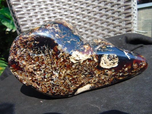 1329 gr Full Polished Indonesian Root Amber for Healing AR123