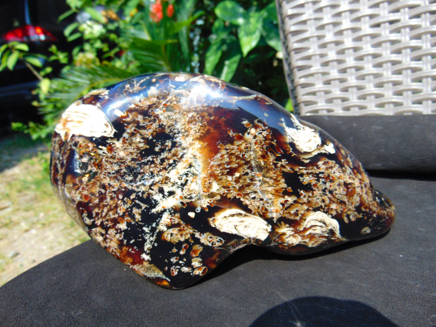 1329 gr Full Polished Indonesian Root Amber for Healing AR123
