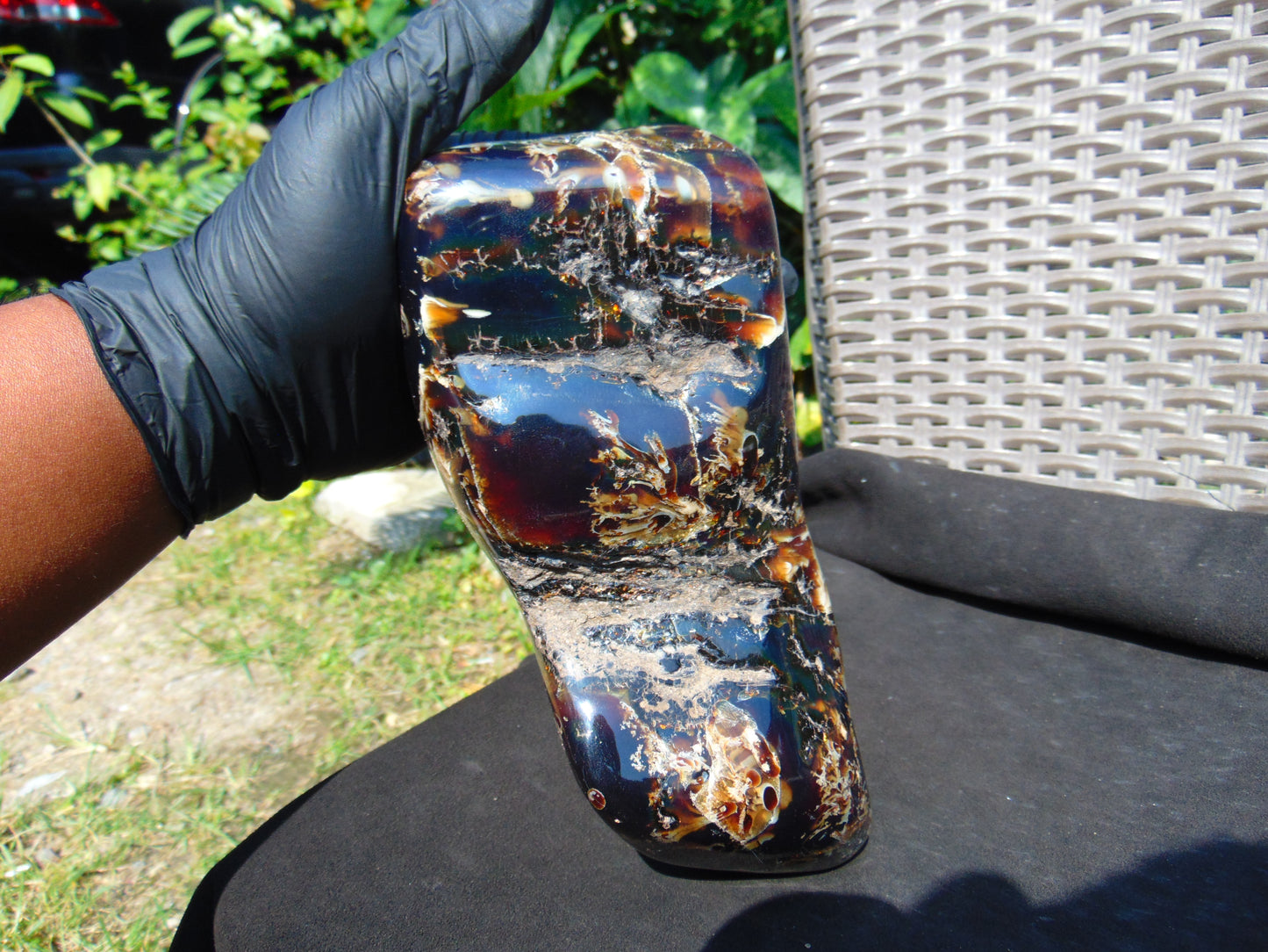 1329 gr Full Polished Indonesian Root Amber for Healing AR123
