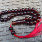 29 gr Hand Tasbih 33+2 Beads 10 mm Indonesian Red Amber for Healing 26TBS25