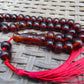 29 gr Hand Tasbih 33+2 Beads 10 mm Indonesian Red Amber for Healing 26TBS25