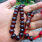 29 gr Hand Tasbih 33+2 Beads 10 mm Indonesian Red Amber for Healing 26TBS25