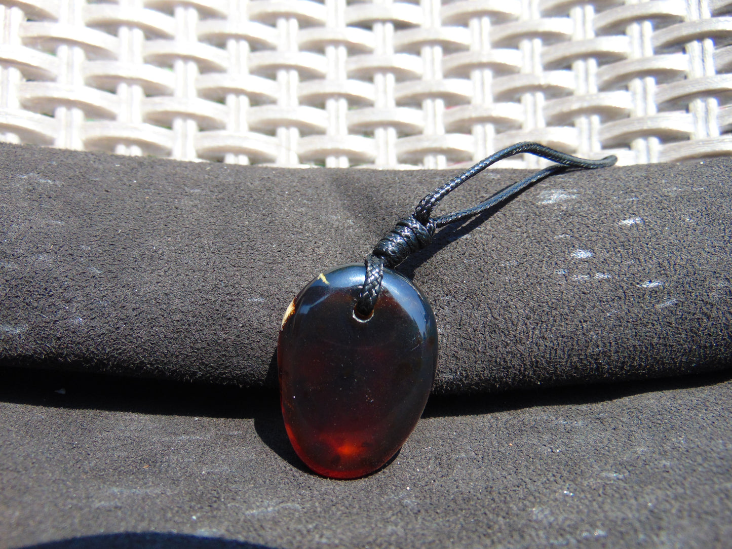 9 gr  Pendant Indonesian Blue Amber for Healing No.6