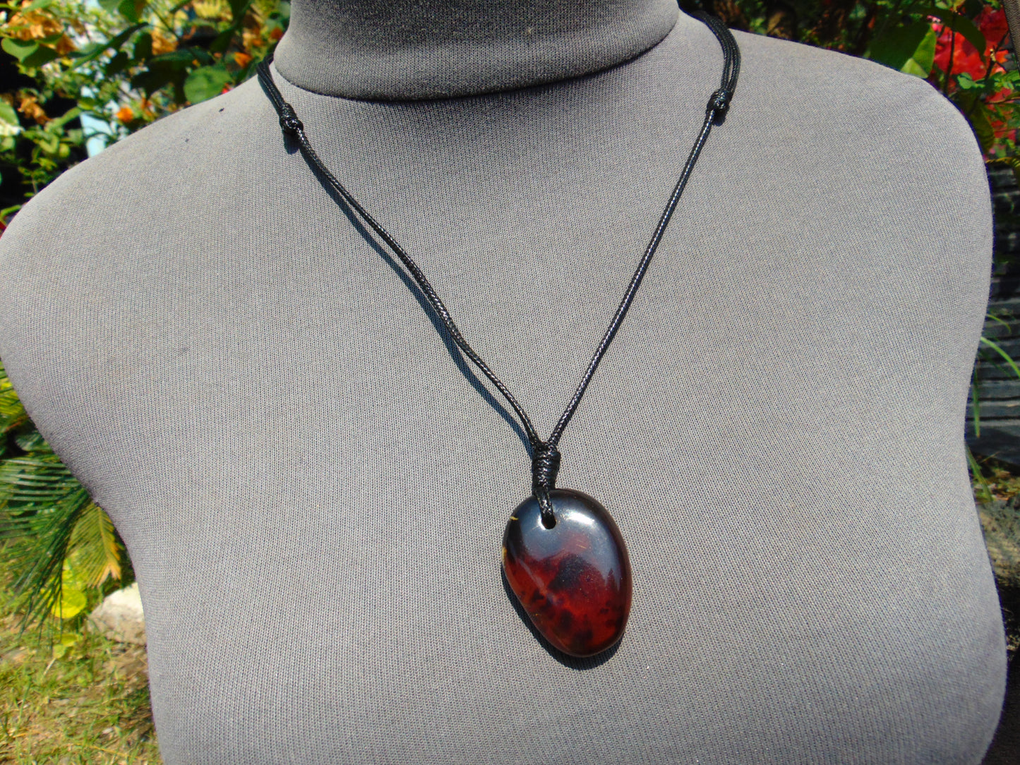 9 gr  Pendant Indonesian Blue Amber for Healing No.6