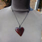 8 gr Heart Pendant Indonesian Red Honey Amber for Healing 26Y127