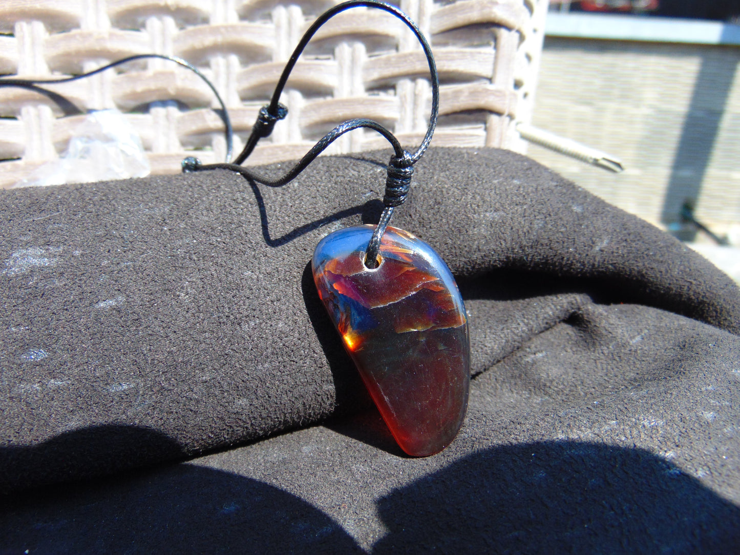 6 gr Pendant Indonesian Blue Amber for Healing P517