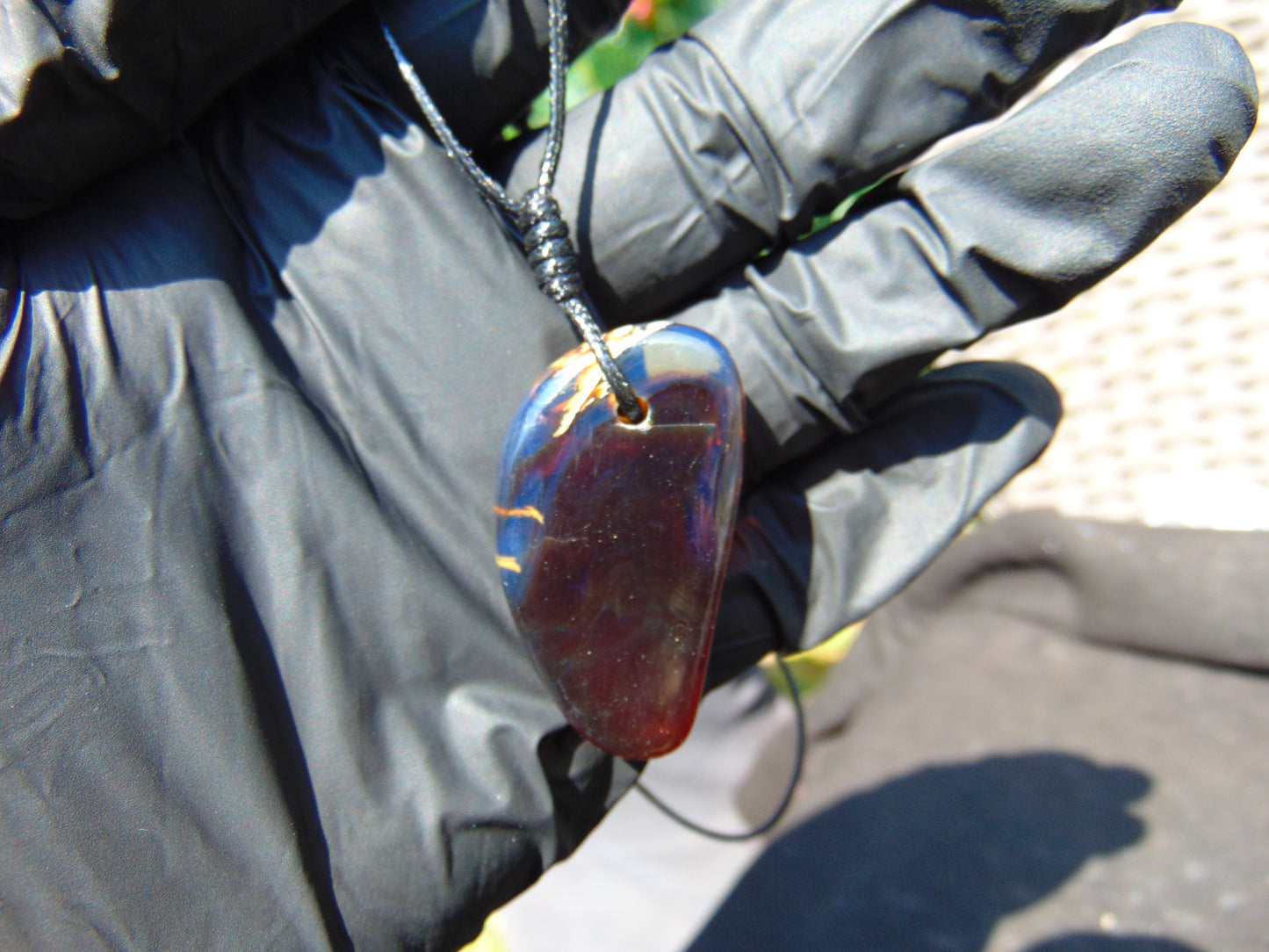 6 gr Pendant Indonesian Blue Amber for Healing P517