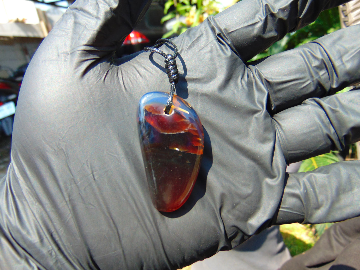6 gr Pendant Indonesian Blue Amber for Healing P517
