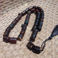 159gr Komboloi Tasbih Rosary 33+2 Beads 16x22 mm Indonesian cherry Red Amber for Healing 26COAR32