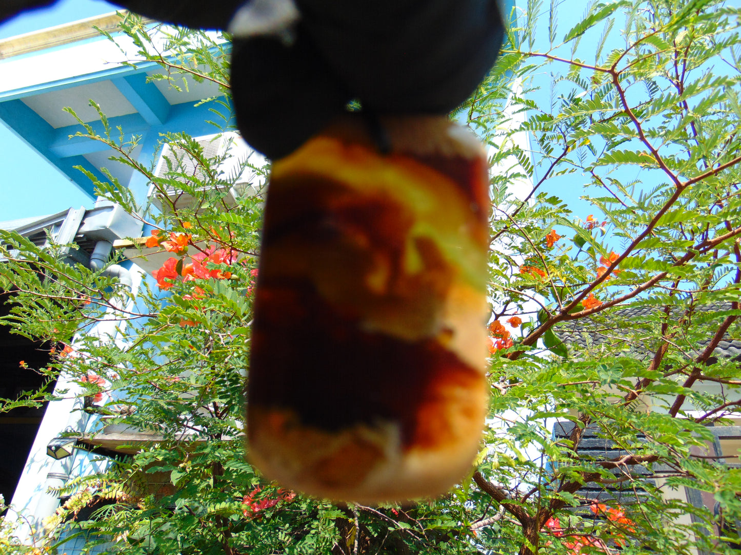 7.64 gr  Pendant Indonesian white Amber for Healing No.61