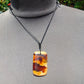 7.64 gr  Pendant Indonesian white Amber for Healing No.61