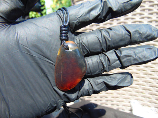 17 gr  Pendant Indonesian Blue Amber for Healing N81