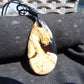 14 gr Pendant Indonesian white blue Amber for Healing Y2