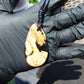 14 gr Pendant Indonesian white blue Amber for Healing Y2