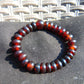 10 Gram 35 small Beads Tasbih Bracelet Indonesian Dark Red Amber for Healing FR52