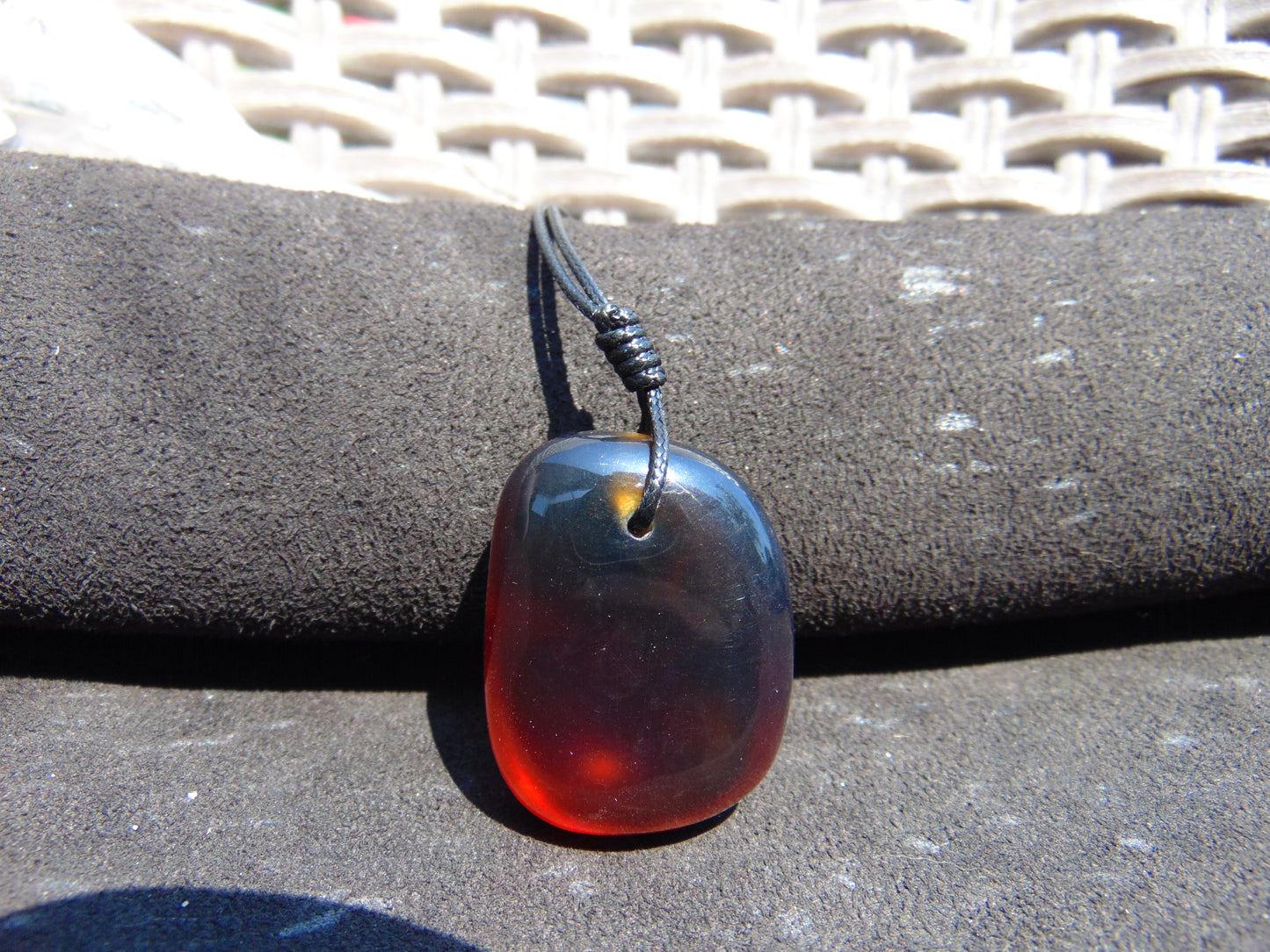 13 gr  Pendant Indonesian Blue Amber for Healing N41