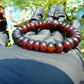 10 Gram 35 small Beads Tasbih Bracelet Indonesian Dark Red Amber for Healing FR52