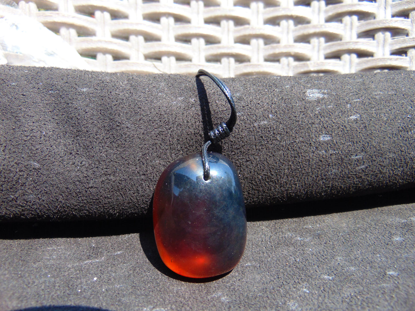 13 gr  Pendant Indonesian Blue Amber for Healing N41