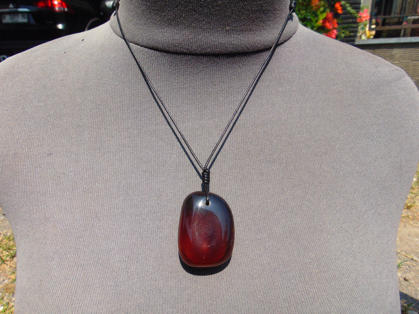 13 gr  Pendant Indonesian Blue Amber for Healing N41