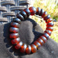 16 Gram 25 small Beads Tasbih Rosary Bracelet Indonesian Dark Red Amber for Healing FR514