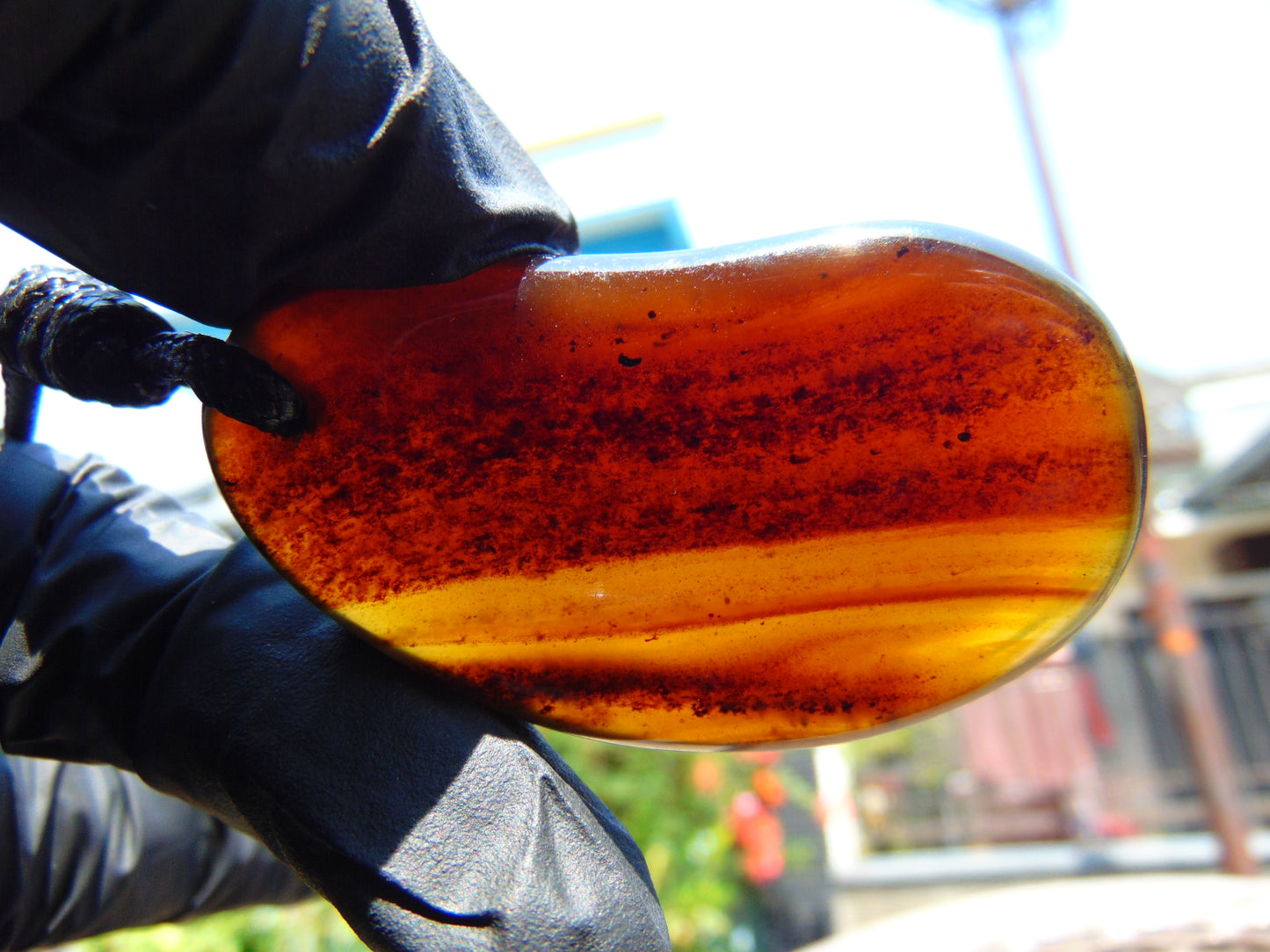 15 gr  Teardrop Pendant Indonesian Amber for Healing FRP1