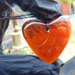10 gr Heart Pendant Indonesian Red Amber for Healing 26A209