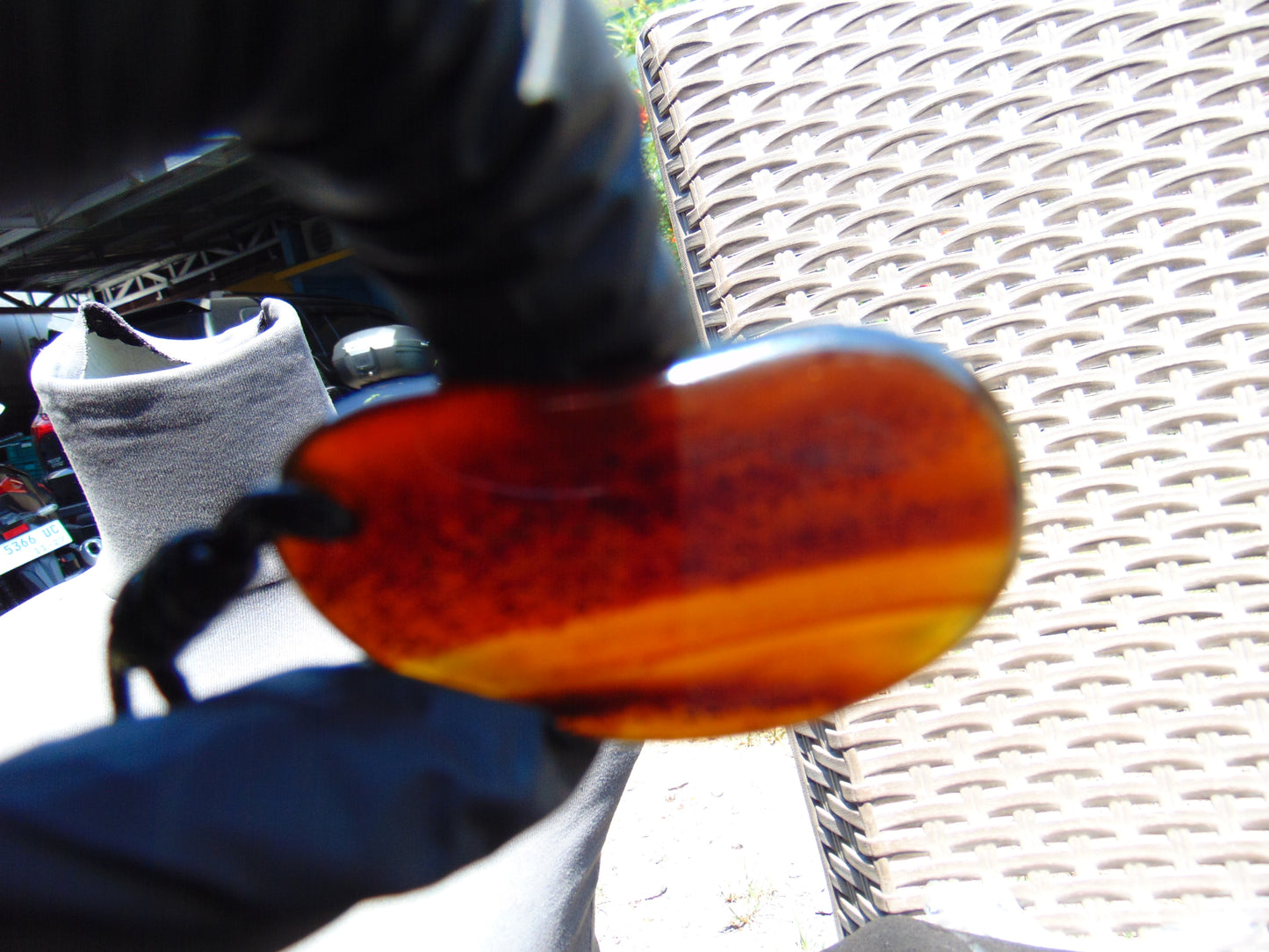 15 gr  Teardrop Pendant Indonesian Amber for Healing FRP1