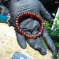 12 Gram 35 small Beads Tasbih Bracelet Indonesian Red Amber for Healing FR53