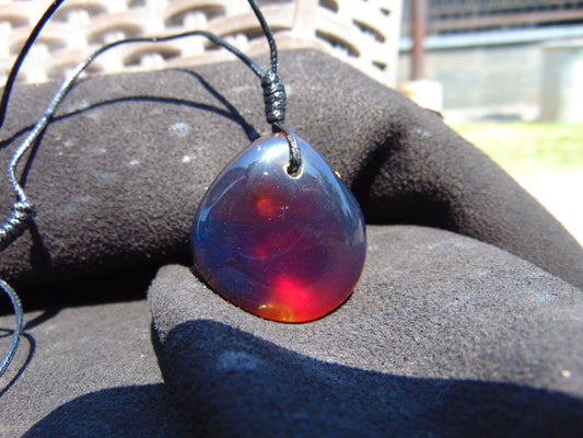 13 gr Pendant Indonesian Blue Amber for Healing P513