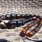 46 gr Small Necklace beads Indonesian red Amber for Healing 26NE12