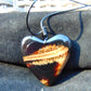 10  gr Heart Pendant Indonesian Amber for Healing )26A204