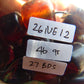 46 gr Small Necklace beads Indonesian red Amber for Healing 26NE12