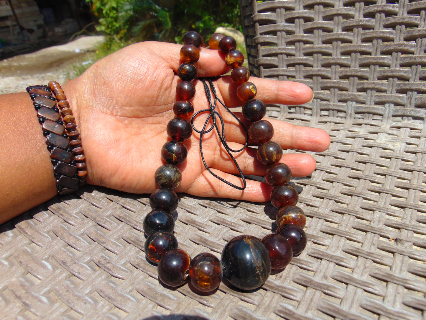 63 gram Small Necklace Beads Indonesian Amber for Healing 26NE14