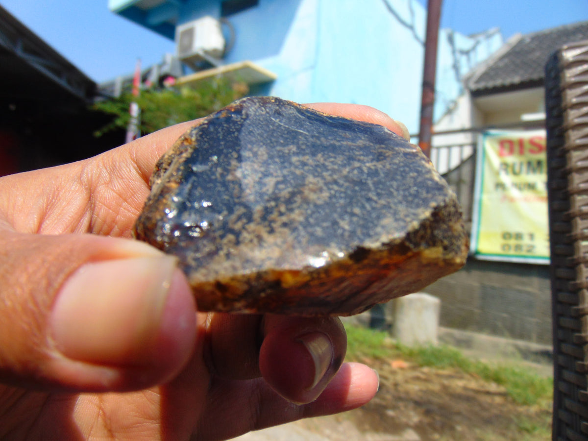 37 gram Rough Raw Indonesian Blue Amber for Healing 26MRB7