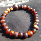 10 Gram 28 small Beads Tasbih Bracelet Indonesian Red White Amber for Healing BT22