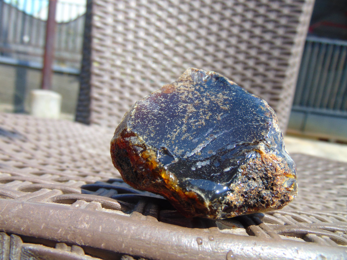 37 gram Rough Raw Indonesian Blue Amber for Healing 26MRB7