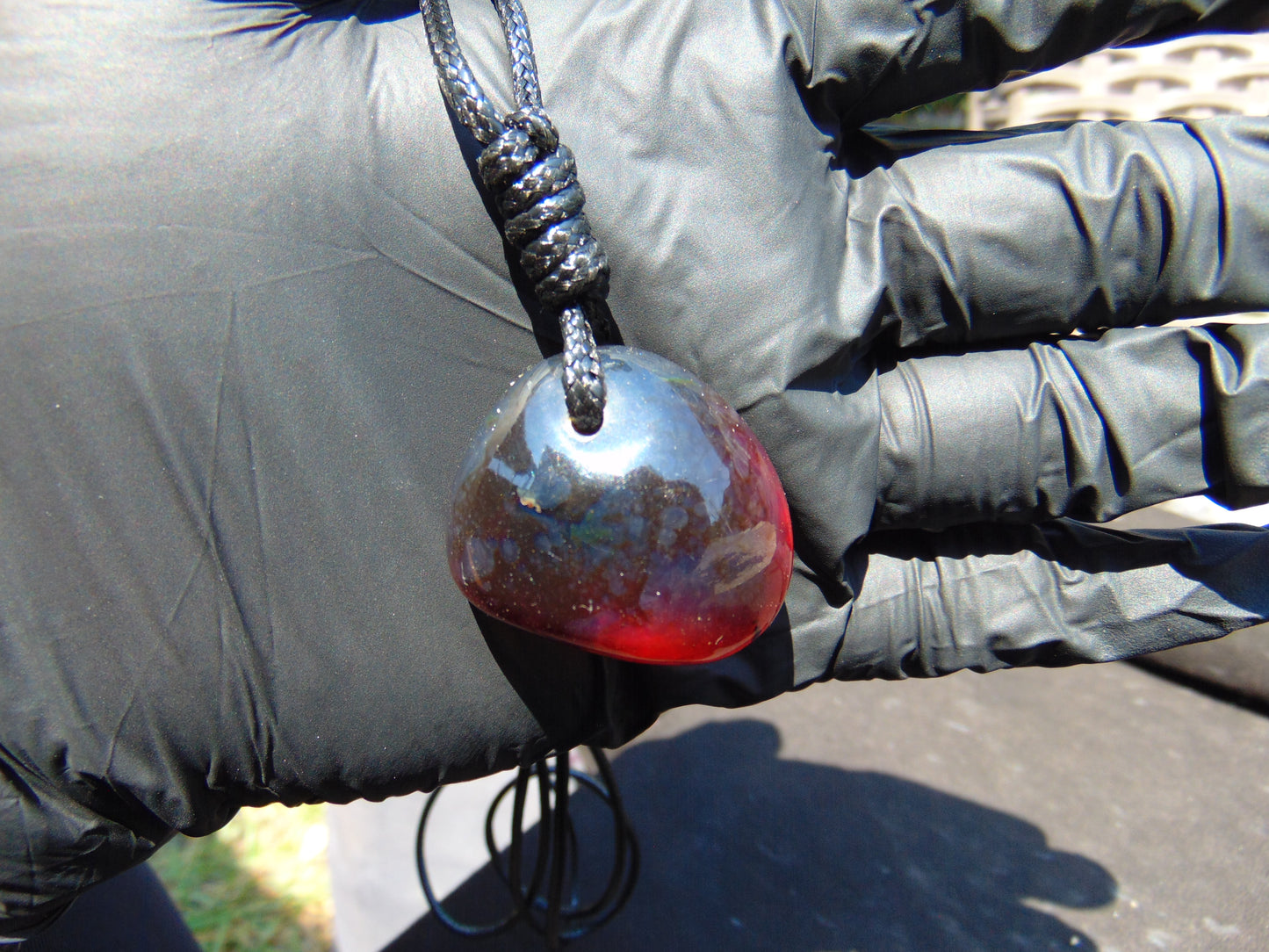 14 gr  Pendant Indonesian Blue Amber for Healing P515