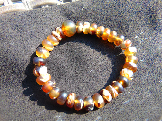 12 Gram 32 small Beads Tasbih Bracelet Indonesian Yellow White Amber for Healing BT21